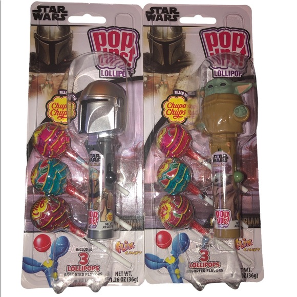Star wars dining pop ups lollipop holder star wars mandalorian the